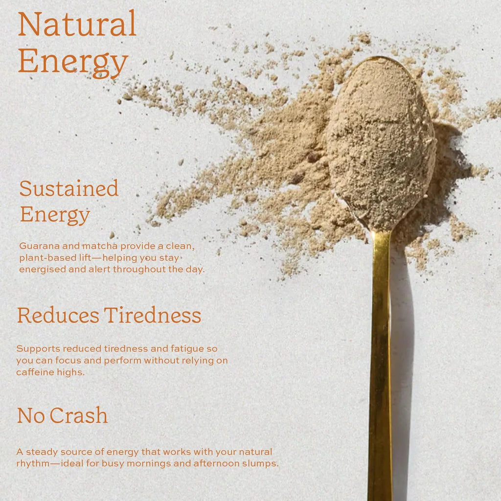 Aduna Organic Energy Superfood Blend | 100% Natural Stir-in Blend With 10+ Superfoods for Natural Energy, Focus & Reduced Tiredness | Vegan Powder for Yogurt, Juices, & Smoothies | 250g - TrustMedUSA