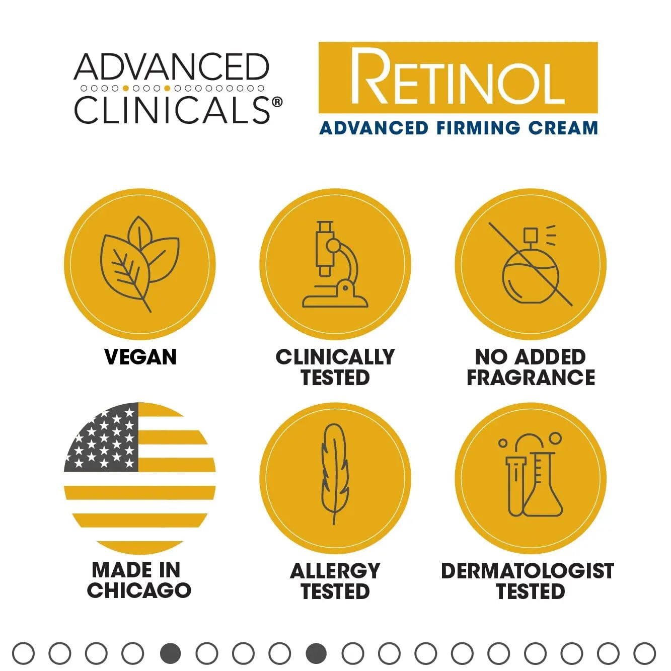 Advanced Clinicals Retinol Body Lotion + Collagen Cream 2pc Body Skin Care Set - TrustMedUSA
