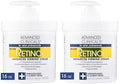 Advanced Clinicals Retinol Cream. Value Set- Two spa size 16oz bottles with pump - TrustMedUSA