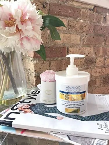 Advanced Clinicals Retinol Cream. Value Set- Two spa size 16oz bottles with pump - TrustMedUSA