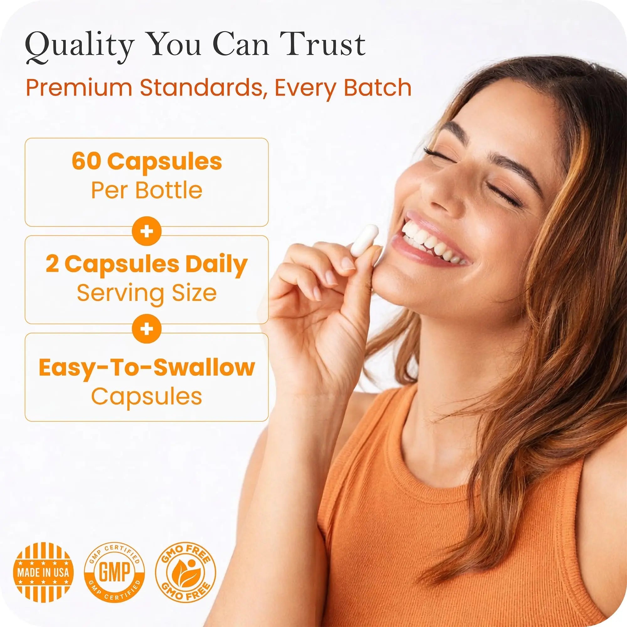 Advanced Glutathione Complex 500mg – with Fucoidan & Vitamin C – Antioxidant Support for Skin Glow, Detox & Immune Health – Non-GMO, Made in USA (60 Capsules) - TrustMedUSA
