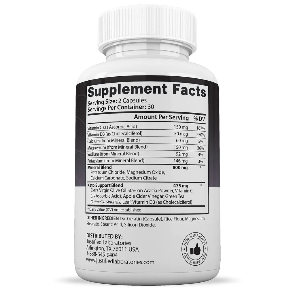 Advanced Keto 1500 Keto Pills 1275MG New & Improved Formula Contains Apple Cider - TrustMedUSA