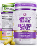 Advanced Lymphatic Drainage Supplements – Lymphatic Cleanse & Lymph System Support with Hesperidin, Rutin, Quercetin with Bromelain – Herbal Lymphatic Support Formula – 60 Capsules - Maple Wellness Supplements