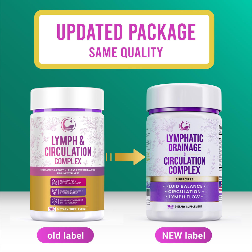 Advanced Lymphatic Drainage Supplements – Lymphatic Cleanse & Lymph System Support with Hesperidin, Rutin, Quercetin with Bromelain – Herbal Lymphatic Support Formula – 60 Capsules - TrustMedUSA