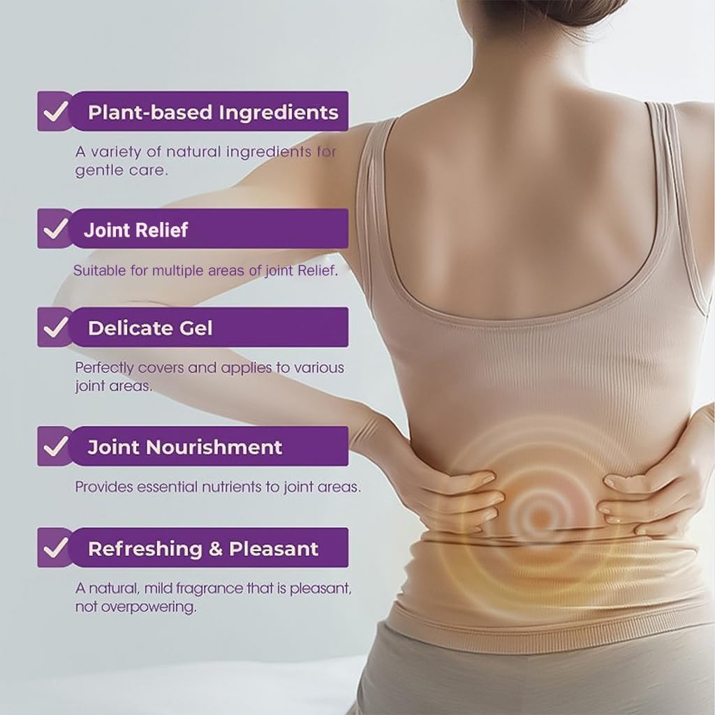 Advanced Rapid Joint Relief Gel, 2026 New Professional Relief Soothing Massage Therapy Gel, for Back, Neck, Hands, Knee (2 Pack) - TrustMedUSA