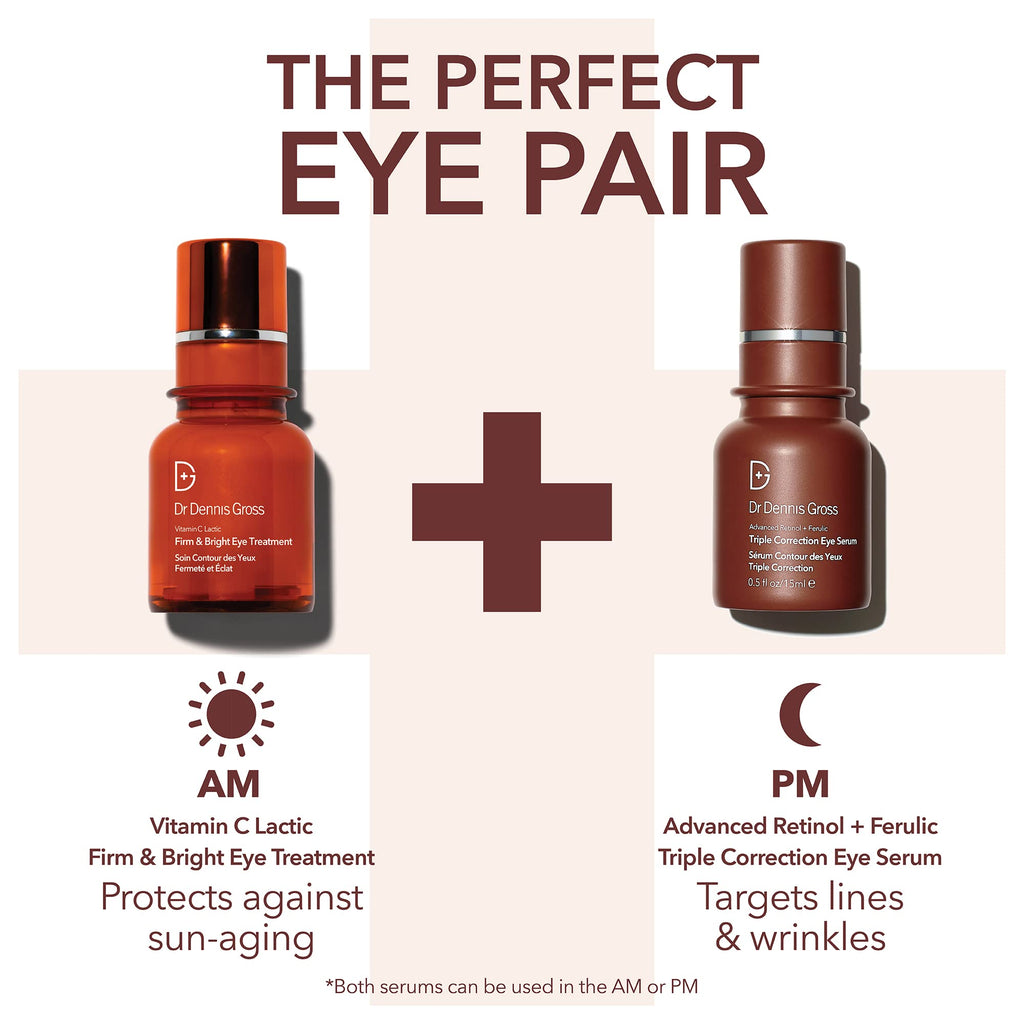 Advanced Retinol + Ferulic Triple Correction Eye Serum -15ml/0.5oz - Maple Wellness Supplements