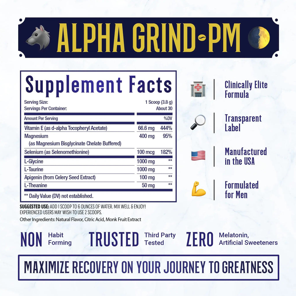 Advanced Sleep Supplement for Men, Nootropic Night Time Burner & Anabolic Recovery - TrustMedUSA