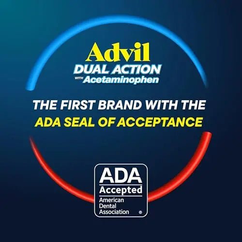 Advil Dual Action With Acetaminophen And Ibuprofen (2 Dose Equivalent) For 8 Hour Pain Relief, Coated 144 Ct Caplets And 2 Ct. Sample Of Advil PM - TrustMedUSA