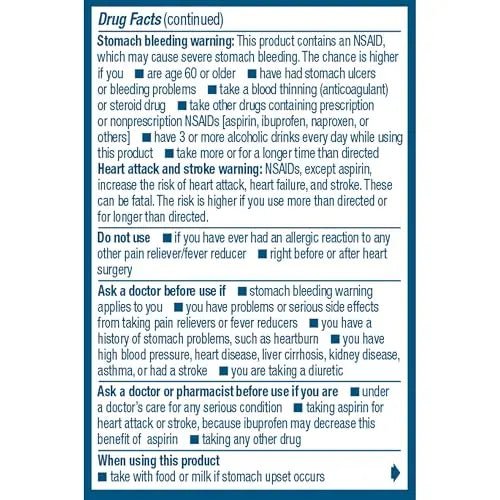 Advil Ibuprofen Coated Caplets Pain Reliever and Fever Reducer 200 Milligram 24Ct - TrustMedUSA