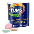 Advil Liqui-Gels minis 200mg Ibuprofen Pain Reliever Capsules and TUMS Fruit Antacid Chewable Tablets Heartburn Relief - TrustMedUSA