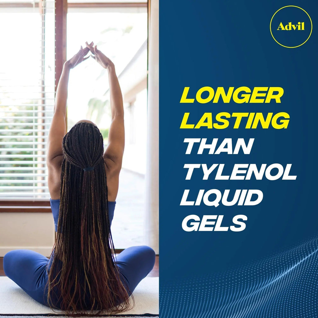 Advil Liqui-Gels minis Pain Reliever and Fever Reducer, Pain Medicine for Adults with Ibuprofen 200mg for Pain Relief - 200 Liquid Filled Capsules - TrustMedUSA