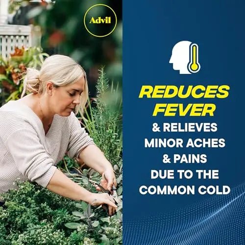 Advil Liqui-Gels minis Pain Reliever and Fever Reducer, Pain Medicine for Adults with Ibuprofen 200mg for Pain Relief - 50x2 Liquid Filled Capsules - TrustMedUSA