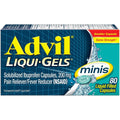 Advil Liqui-Gels Minis Pain Reliever and Fever Reducer, Pain Medicine for Adults with Ibuprofen 200mg for Pain Relief - 80 Liquid Filled Capsules - TrustMedUSA