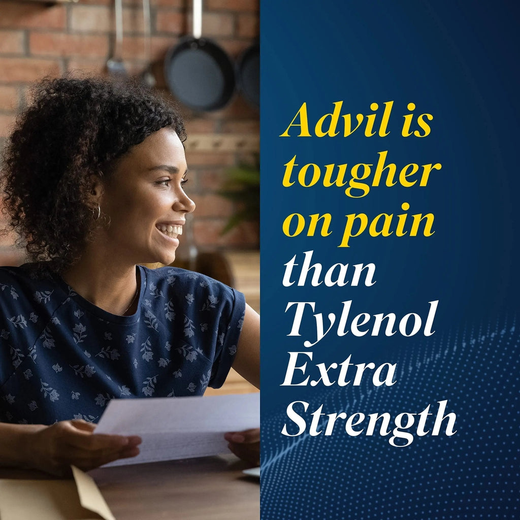 Advil Liqui-Gels Pain Reliever and Fever Reducer, Pain Medicine for Adults with Ibuprofen 200mg for Headache, Backache, Menstrual Pain and Joint Pain Relief - 50x2 Liquid Filled Capsules - TrustMedUSA