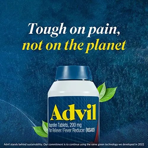 Advil Pain Reliever and Fever Reducer, Pain Relief Medicine with Ibuprofen 200mg for Headache, Backache, Menstrual Pain and Joint Pain Relief - 300+24 Coated Tablets - TrustMedUSA