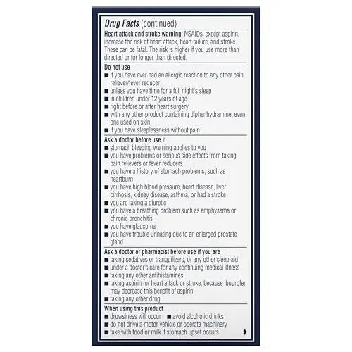 Advil PM Liqui-Gels Minis, 80 Liquid Filled Capsules - TrustMedUSA