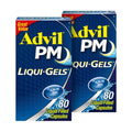 Advil PM Liqui-Gels Pain Reliever and Nighttime Sleep Aid, Pain Medicine with Ibuprofen for Pain Relief and Diphenhydramine HCL for a Sleep Aid - 2x80 Liquid Filled Capsules - TrustMedUSA