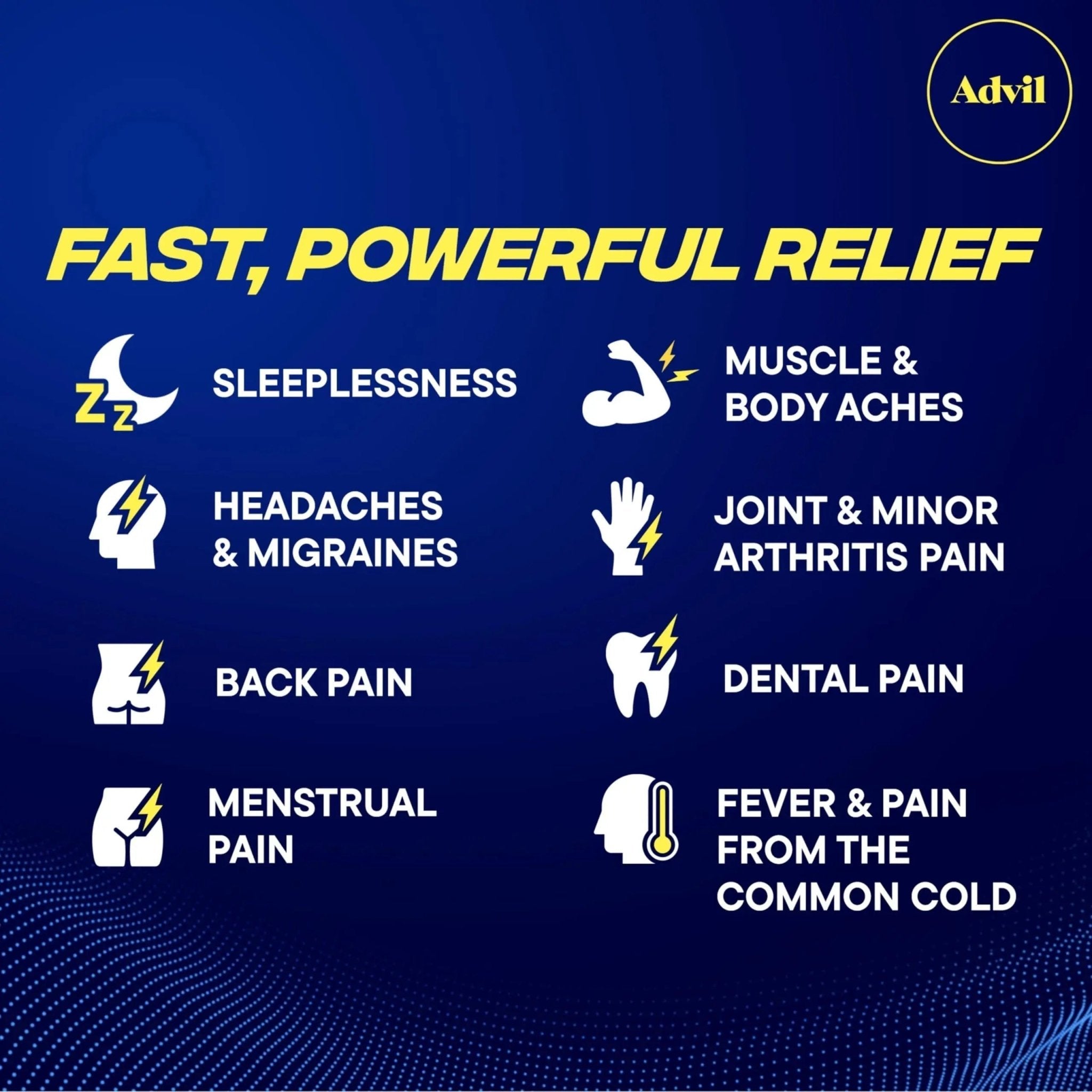 Advil PM Liqui-Gels Pain Reliever and Nighttime Sleep Aid, Pain Medicine with Ibuprofen for Pain Relief and Diphenhydramine HCL for a Sleep Aid - 2x80 Liquid Filled Capsules - TrustMedUSA