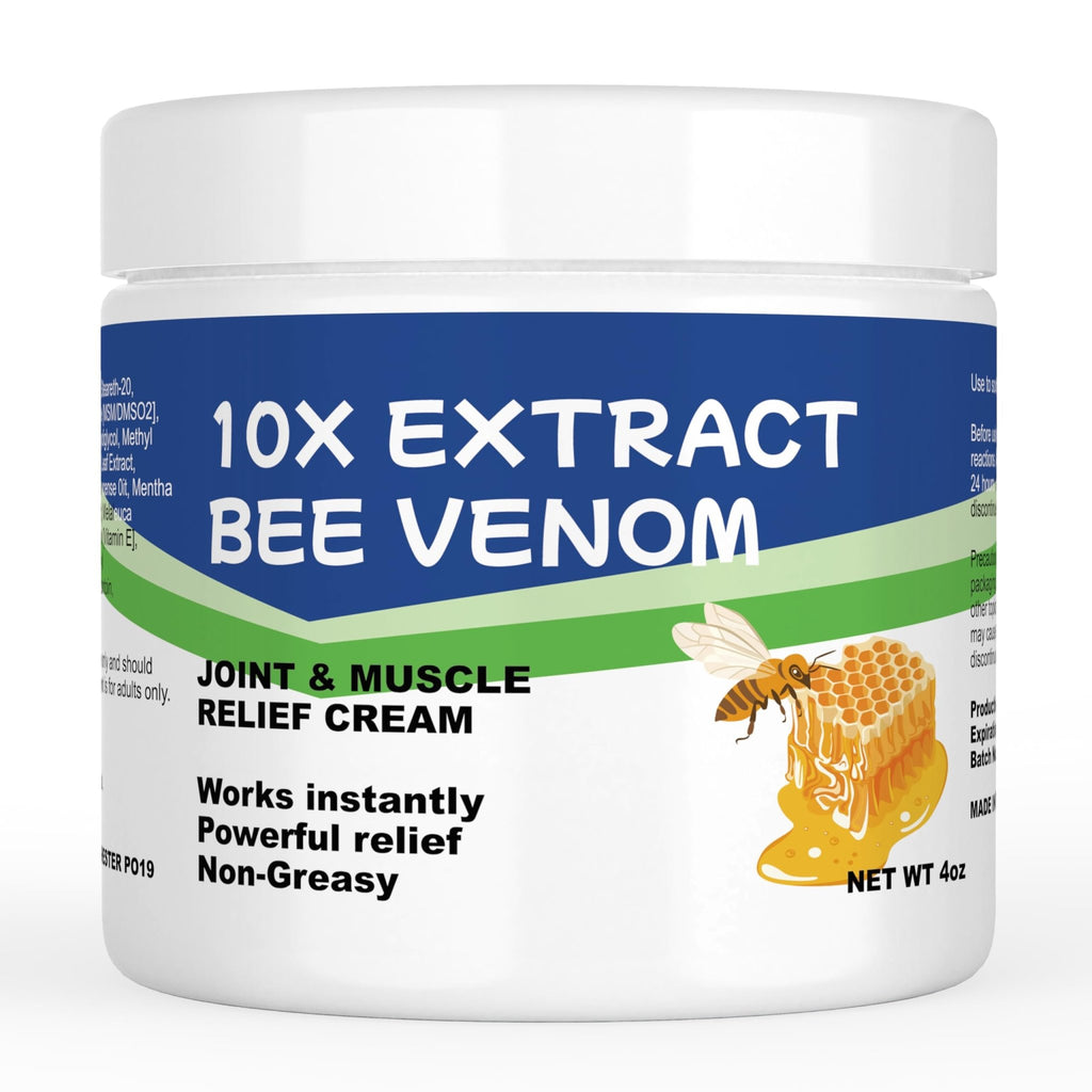 AEROMAXX Zealand Bee Venom Serum Treat Cream, Professional for Joint, Muscle, Bone, 24h Fast Release, Effective Soothing for Back, Neck, Hand, Foot, Knee, Muscle, Shoulder, Hip, Nerve, Vitamin B6 - TrustMedUSA