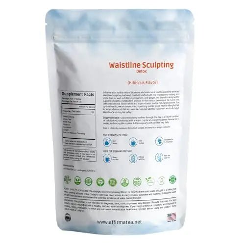 AffirmaTea Natural Detox Tea Blend - Laxative Free, Oolong Green Tea & Cinnamon - TrustMedUSA