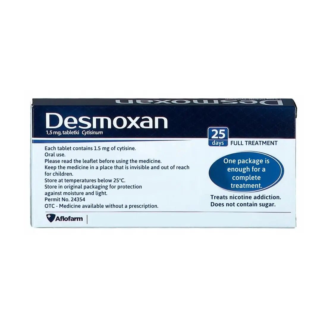 Aflofarm Desmoxan 1,5mg 100 Pills Tablets. Made in Poland. Polish Distribution,Polish Language. - TrustMedUSA