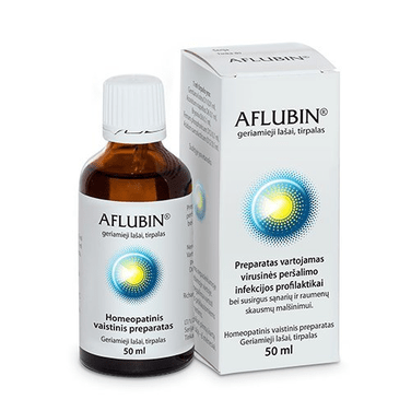 Aflubin Homeopathic drops, 50 ml - TrustMedUSA