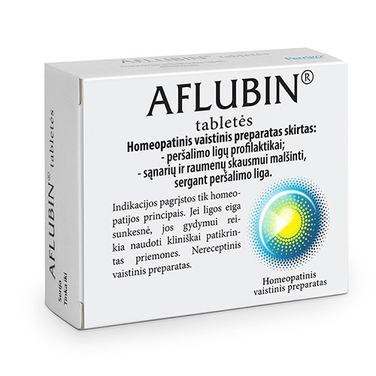 Aflubin Homeopathic tablets for colds, 48 - TrustMedUSA