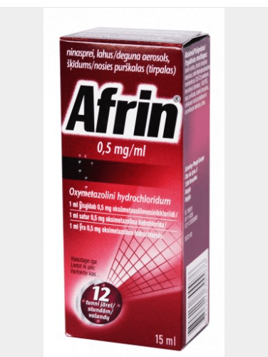 Afrin Original 12 Hour Nasal Decongestant Pump Mist, 15 ml. - TrustMedUSA