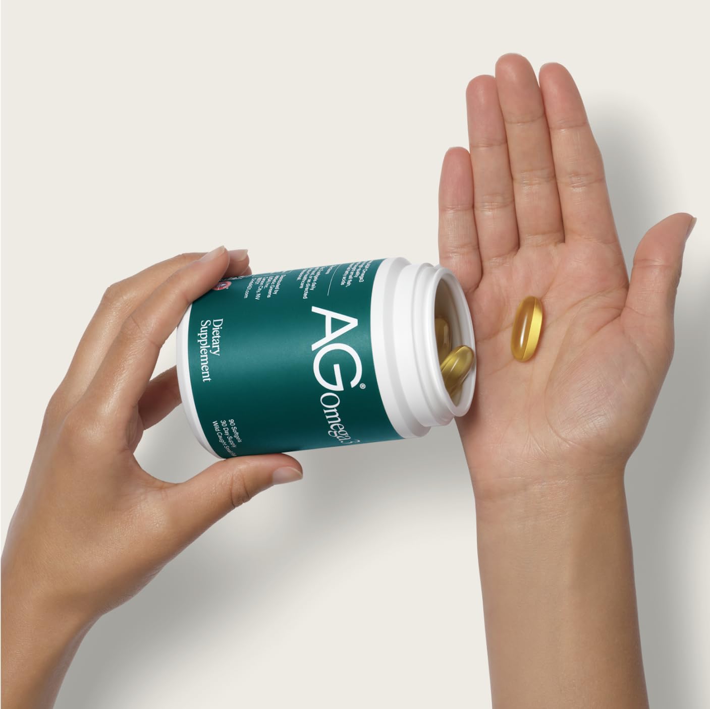 AG1 Omega 3 Fish Oil Softgels – 2000mg EPA & DHA from Wild-Caught Fish, Supports Heart, Brain & Joint Health | 90 Capsules | Athletic Greens Supplement - TrustMedUSA