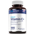 AgeImmune Vitamin C 1000mg Complex with L-Lysine 500mg, Zinc 12mg, Bioflavonoids 300mg. Doctor Formulated Magnesium Stearate Free Supplements for Healthy Immune System Support.(1) - Maple Wellness Supplements