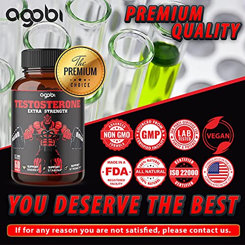 agobi Herbal Test Support for Male Supplement - Support Efficiency, Speed, Strength - TrustMedUSA