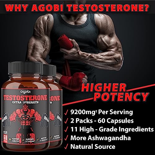 agobi Herbal Test Support for Male Supplement - Support Efficiency, Speed, Strength - TrustMedUSA