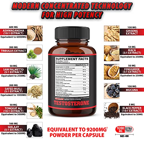 agobi Herbal Test Support for Male Supplement - Support Efficiency, Speed, Strength - TrustMedUSA