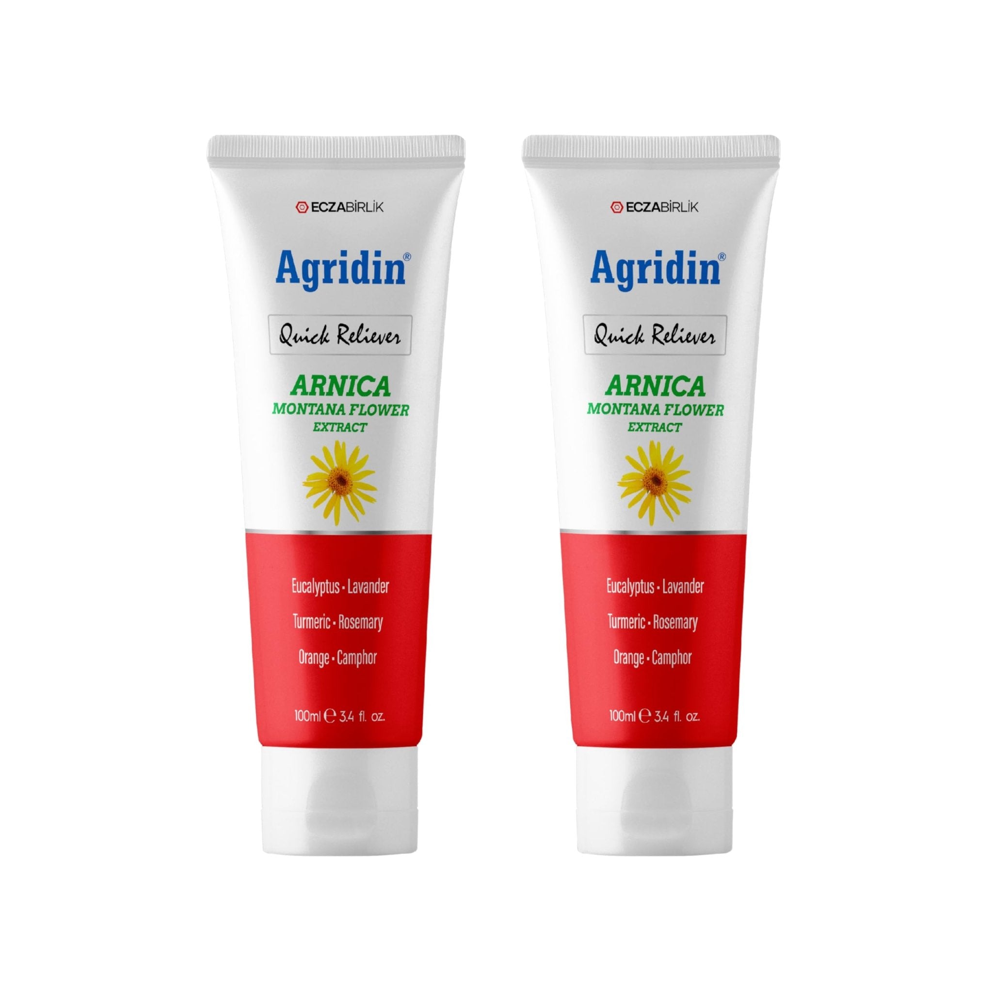 Agridin Arnica Pain Relief Cream for Joint & Muscle – Extra Strength Fast-Acting Formula – Targets Back, Knee, Neck, Hand, Foot Aches – Natural Massage Cream for Inflammation & Bruises - TrustMedUSA