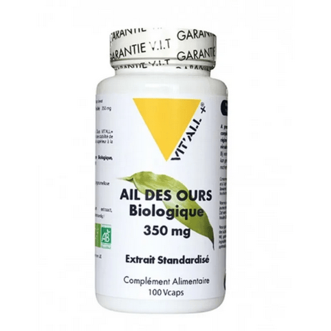 Ail des ours bio 350 mg 100 Vcaps VIT'ALL+ - TrustMedUSA