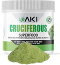 AKI Cruciferous Superfood Green Mix Powder - Made from Kale, Broccoli, Brussels Sprouts, Cabbage - Packed with Essential Phytonutrients & Vitamins ((5.3oz/150g)) - TrustMedUSA