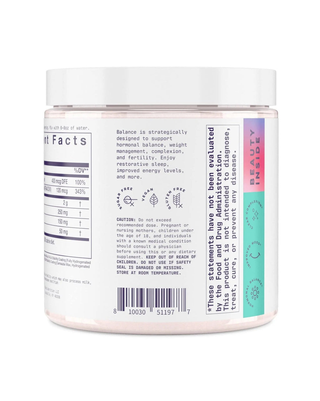 Alani Nu Balance Powder Hawaiian Shaved ICE | Supplement for Women | Hormonal Supp - TrustMedUSA