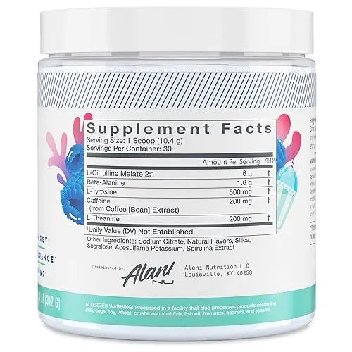 Alani Nu Pre Workout Powder | Amino Energy Boost | Endurance Supple - TrustMedUSA