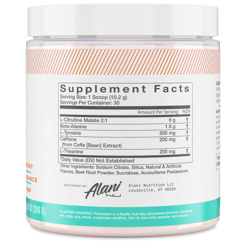 Alani Nu Pre Workout Powder | Amino Energy Boost | Endurance Supplement - TrustMedUSA