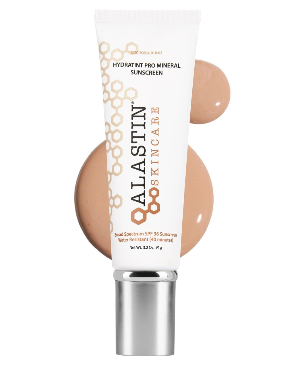 ALASTIN Skincare HydraTint Pro Mineral Sunscreen SPF 36 (3.2 oz) | 2-in-1 Tinted Daily Sunblock Moisturizer for Face & Neck - TrustMedUSA