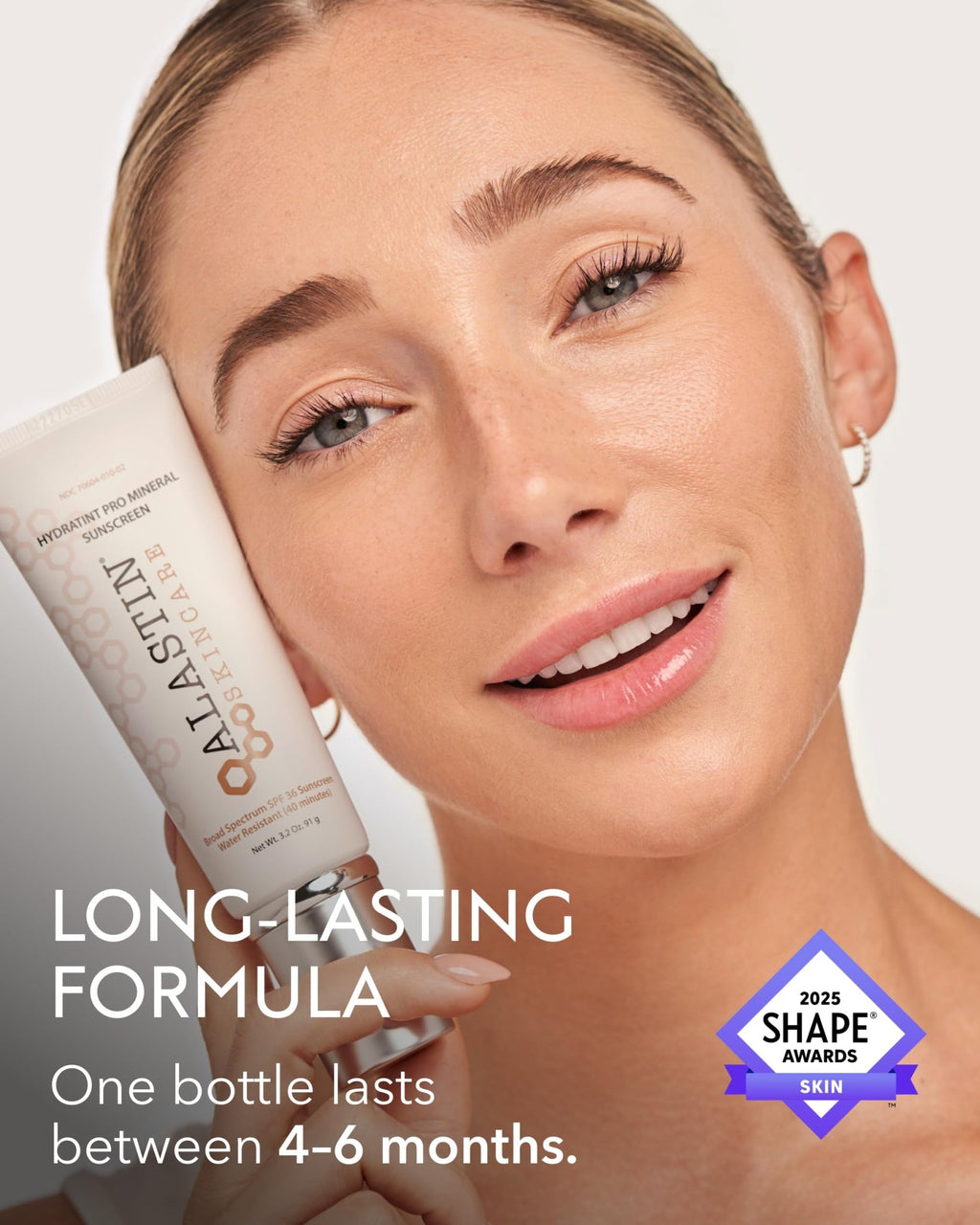 ALASTIN Skincare HydraTint Pro Mineral Sunscreen SPF 36 (3.2 oz) | 2-in-1 Tinted Daily Sunblock Moisturizer for Face & Neck - TrustMedUSA