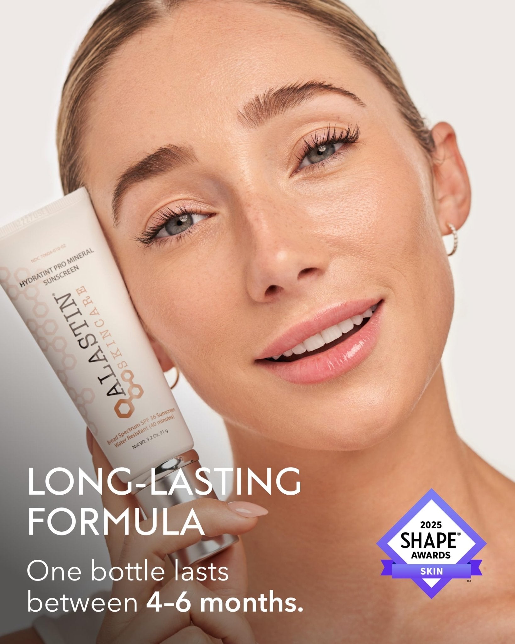 ALASTIN Skincare HydraTint Pro Mineral Sunscreen SPF 36 (3.2 oz) | 2-in-1 Tinted Daily Sunblock Moisturizer for Face & Neck - TrustMedUSA
