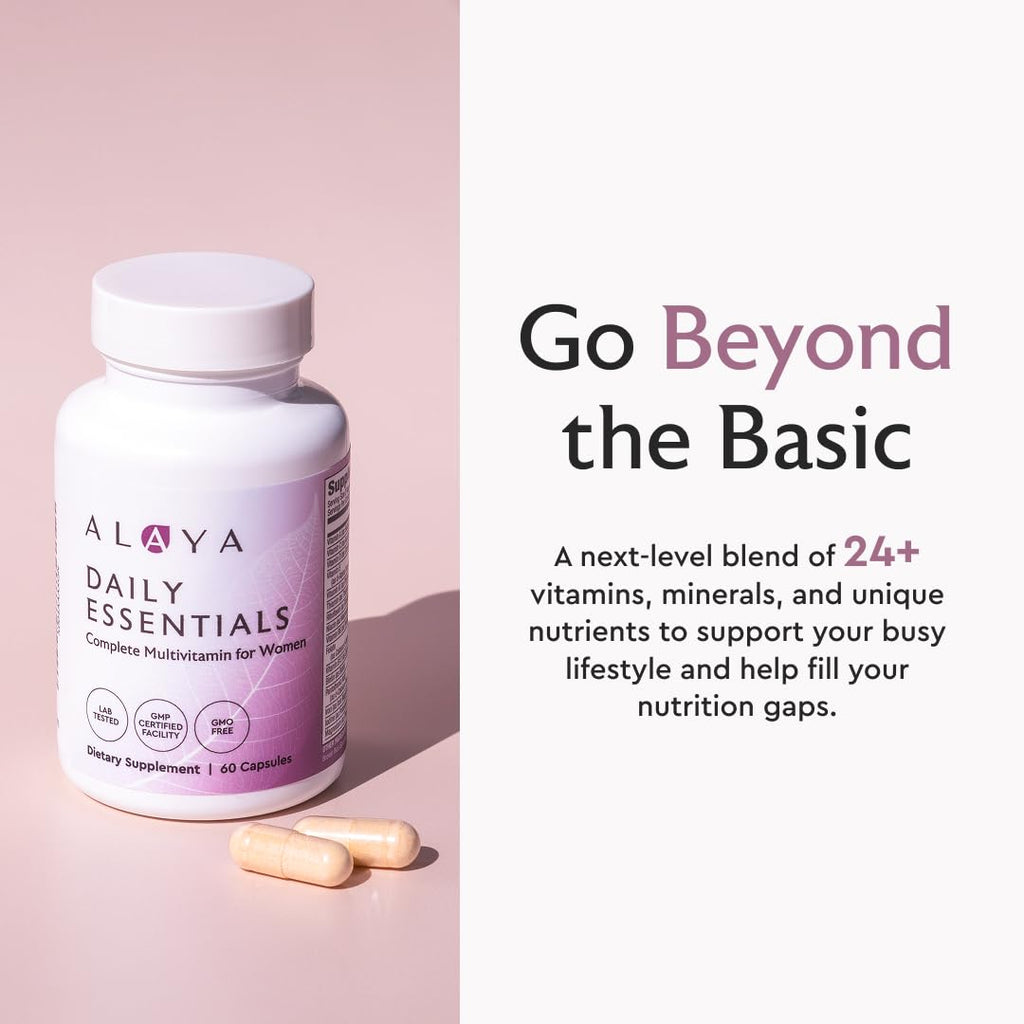 Alaya Naturals Daily Essentials Multivitamin for Women - TrustMedUSA