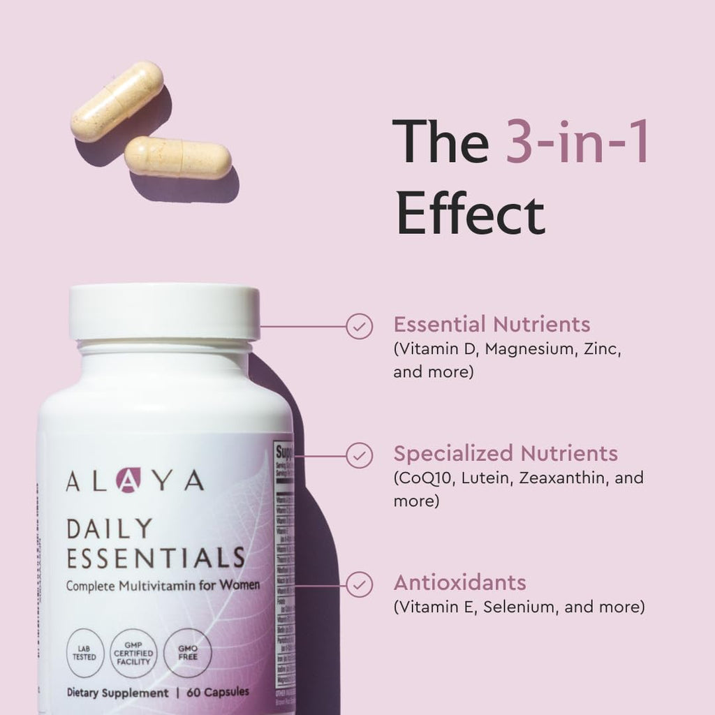 Alaya Naturals Daily Essentials Multivitamin for Women - TrustMedUSA