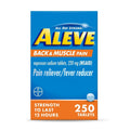 Aleve Back & Muscle Pain Relief Naproxen Sodium Tablets, Pain Reliever & Fever Reducer, Medicine for Body , 250 Count - TrustMedUSA