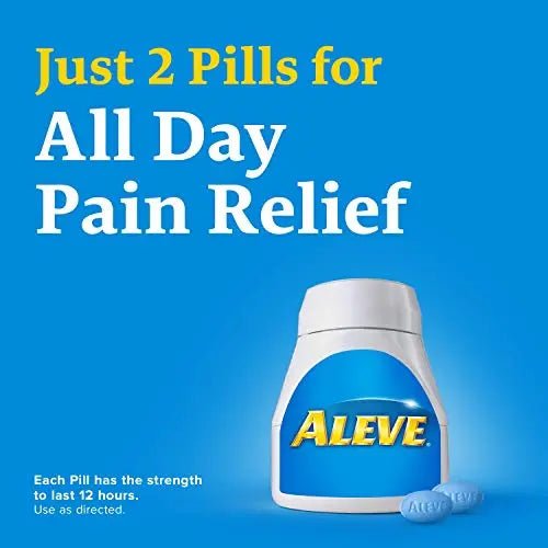 Aleve Caplets, Naproxen Sodium 220 mg (NSAID), Pain Reliever/Fever Reducer, 1 Orthopedic Surgeon Recommended, 270 Count - TrustMedUSA
