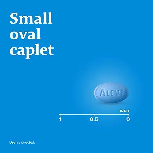 Aleve Caplets, Naproxen Sodium 220 mg (NSAID), Pain Reliever/Fever Reducer, 1 Orthopedic Surgeon Recommended, 270 Count - TrustMedUSA