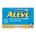 Aleve Caplets, Naproxen Sodium 220 mg (NSAID), Pain Reliever/Fever Reducer, 1 Orthopedic Surgeon Recommended, 270 Count - TrustMedUSA