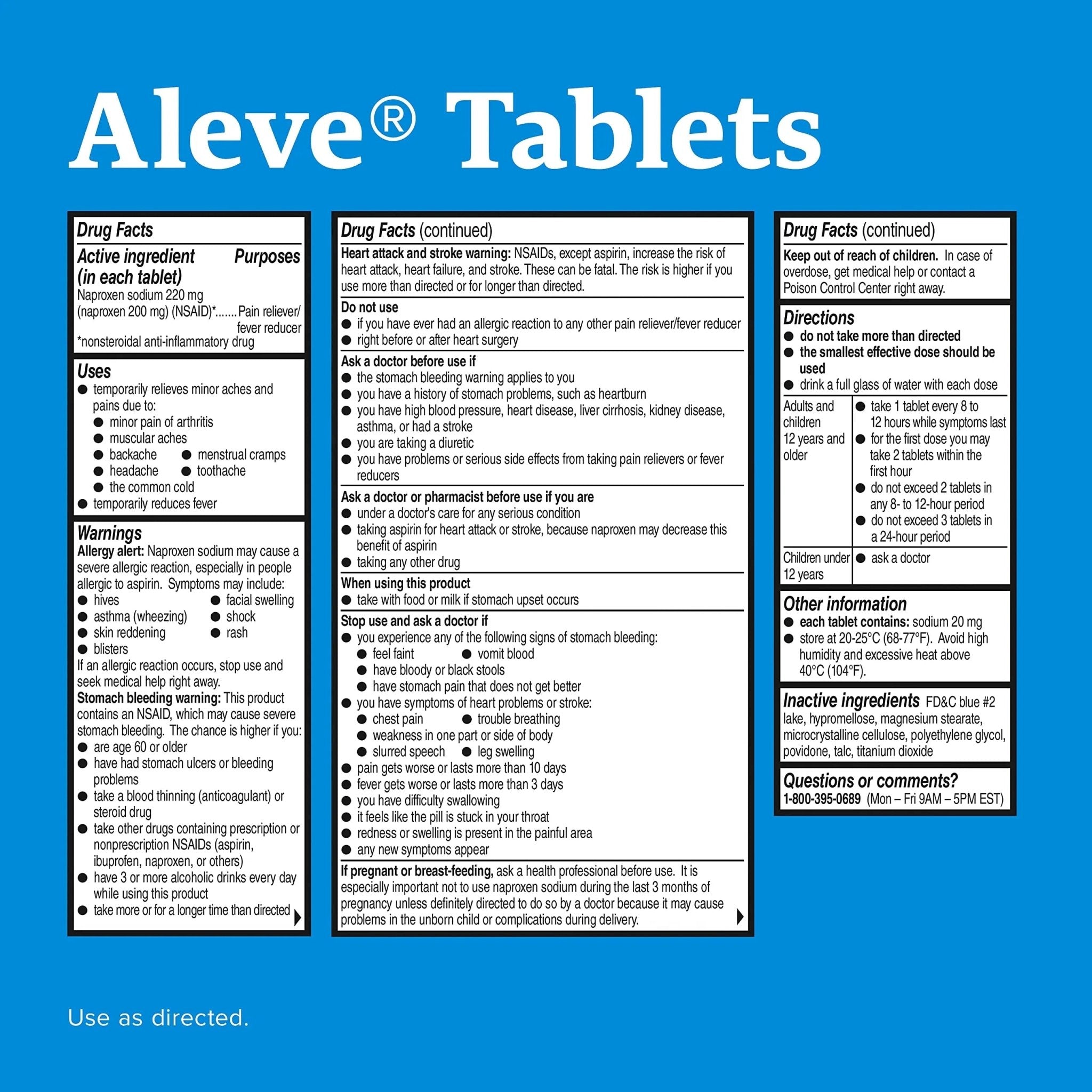 Aleve CPLT 2DZ 200 ct (Pack of 2) - TrustMedUSA