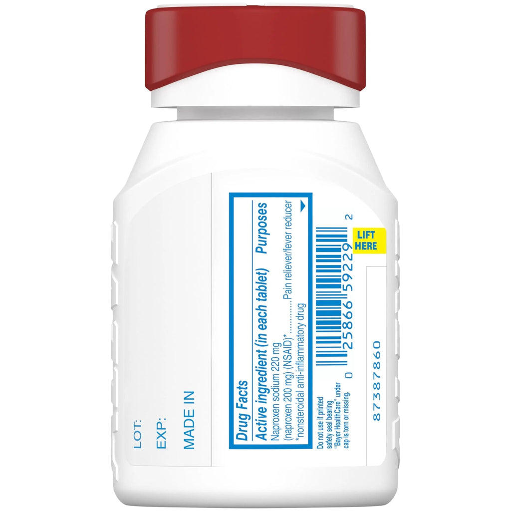 Aleve Gelcaps with Easy Open Arthritis Cap, Naproxen Sodium, Medication for Arthritis Pain, 160 Count - TrustMedUSA